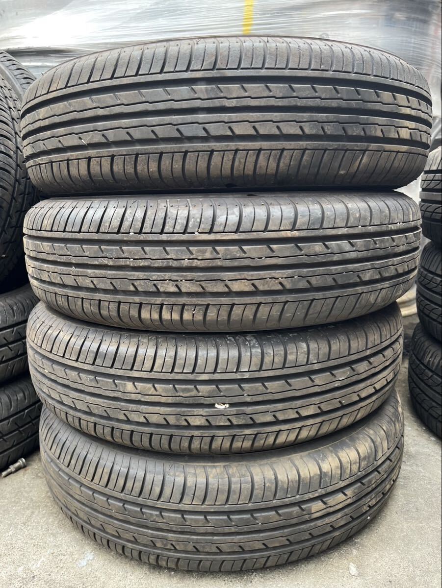 【1173】バリ溝★13インチ★オンロード YOKOHAMA BluEarth-Es ES32 155/80R13 79S 2024年 9分山 中古 夏用 タイヤ 4本セット拍卖