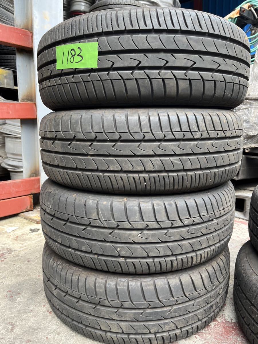 【1183】バリ溝★15インチ★オンロード TOYO TRANPATH mpZ 195/65R15 91H 2021年製 夏用 9分山 中古タイヤ 4本セット拍卖
