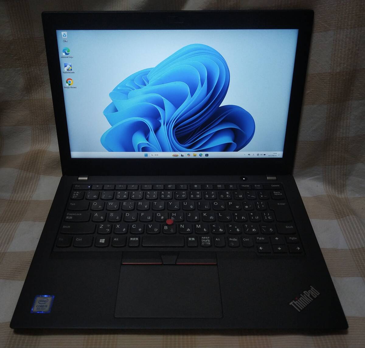 Lenovo ThinkPad X280 20KE-S88T00 第8世代CoreI3 メモリ8GB SSD256GB WINDOWS11 外装・キーボードとてもきれいです 使用200時間台拍卖