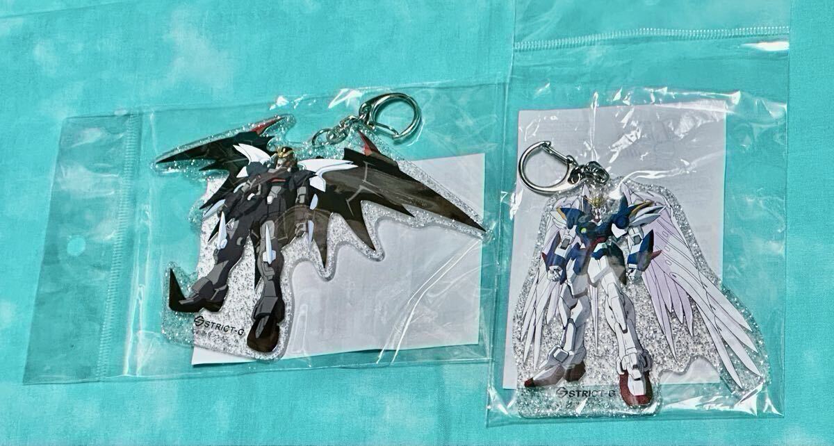 劇場限定グッズ 新機動戦記 ガンダムW Endless Waltz 特別篇 アクリルキーホルダー ウイングガンダム0 /ゼロカスタム+ デスサイズヘル 映画拍卖