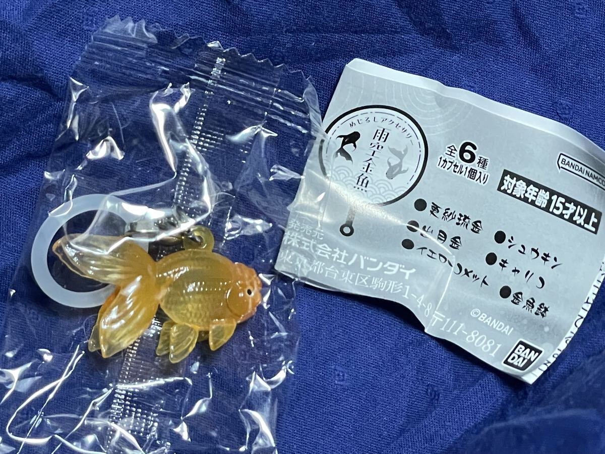 送料込◆即決◆ガチャ◆めじるしアクセサリー 雨空金魚【シュウキン】中袋未開封品◆ガシャポン◆めじるしアクセ拍卖