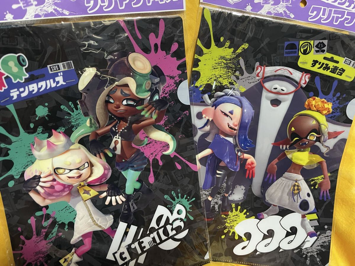 送料込◆即決◆非売品◆サントリー×スプラトゥーン3【オリジナル A4 クリアファイル 2種】未開封品◆フウカ ウツホ ヒメ イイダ拍卖