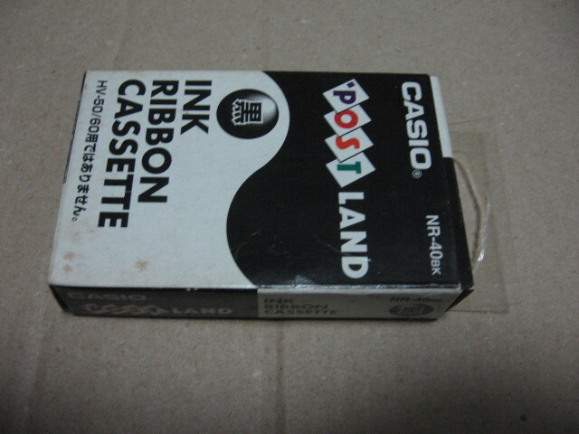 CASIO カシオ ポストランド インクリボン NR-40BK ①拍卖