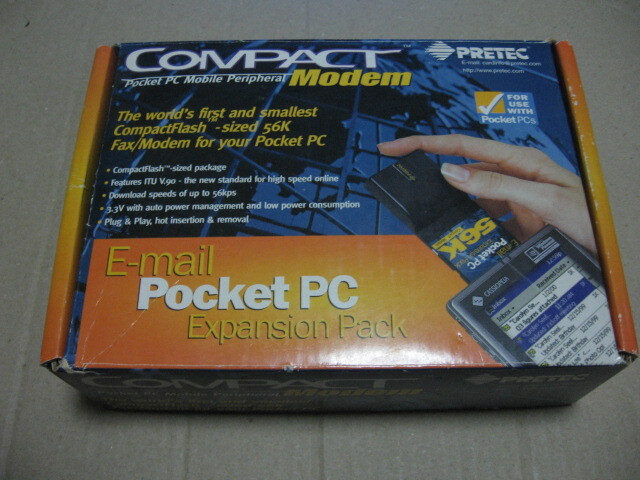 PRETEC Pocket PC Email Expansion Pack Compact Flash Modem コンパクトフラッシュモデム CTR21 For Japan 拍卖