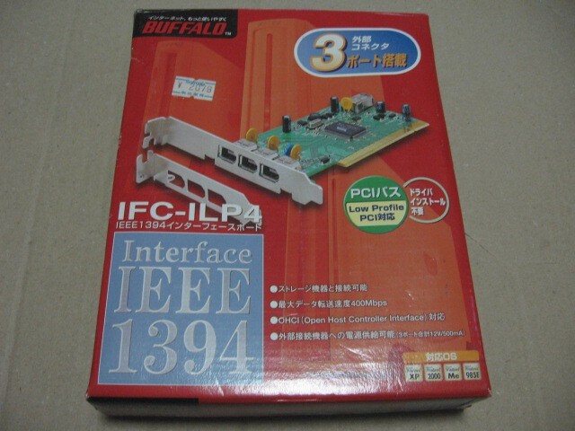 BUFFALO IFC-ILP4 IEEE1394インターフェースボード ジャンク拍卖