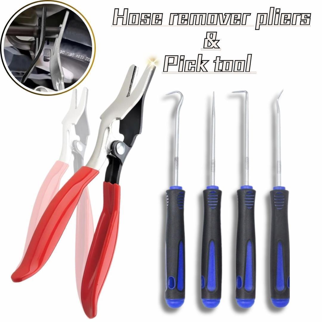 ピックツール ホースリムーバープライヤー 2点セット オイルシールリムーバー拍卖