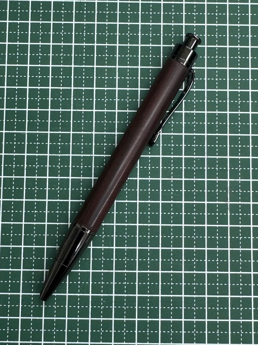 +LUNBER プラスランパー シャープペンシル ノック式 木軸 2ミリ 芯ホルダー ※キャップが芯研器 大人の鉛筆拍卖