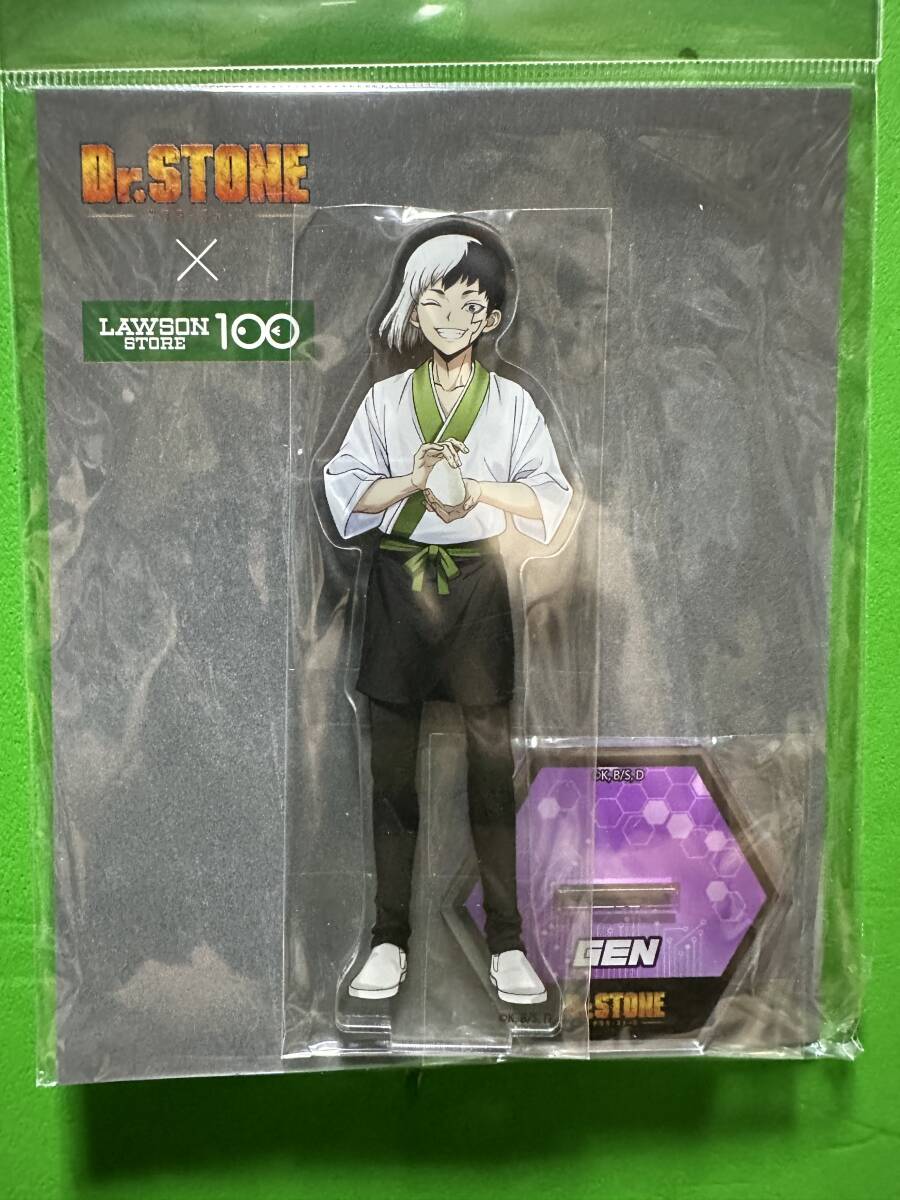 Dr. STONE x ローソン100 アクリルスタンド あさぎりゲン拍卖
