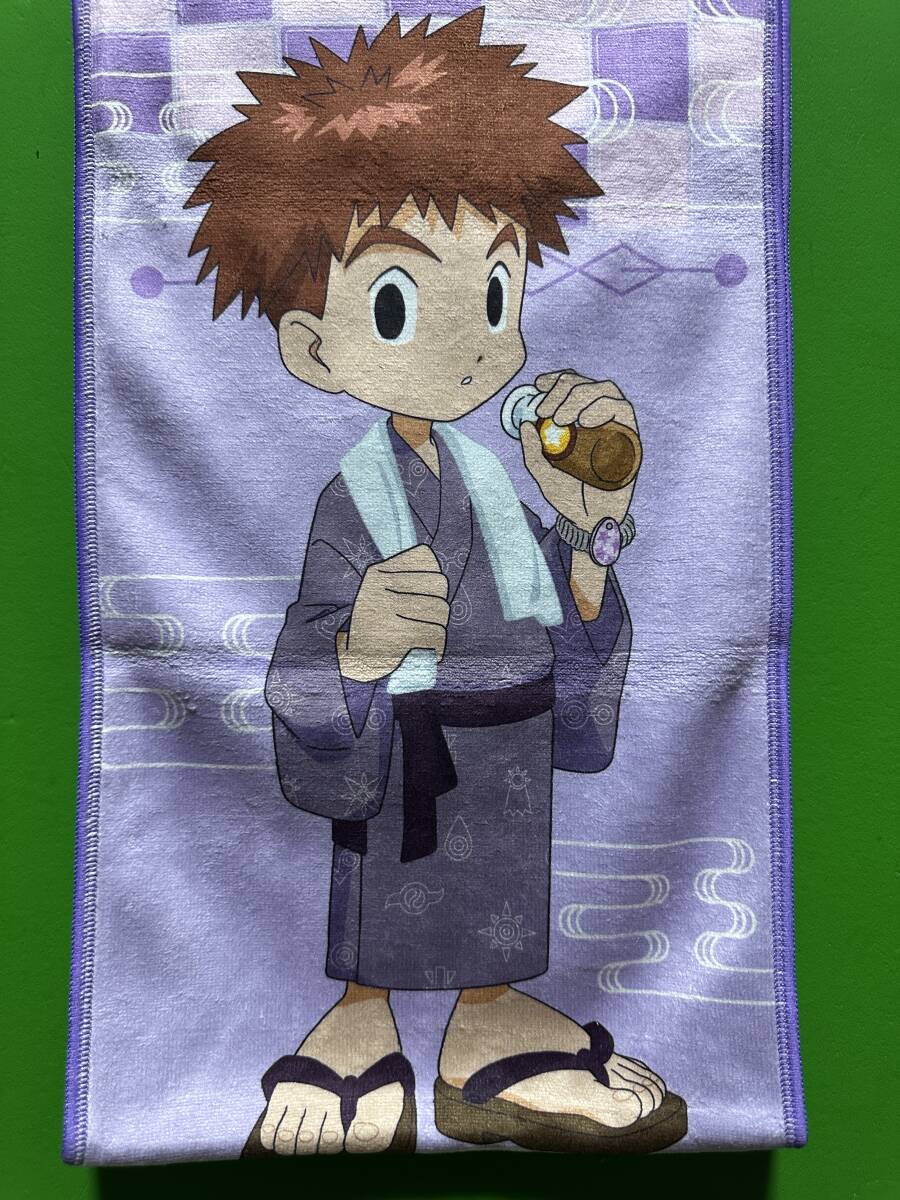 極楽湯xデジモンアドベンチャー らくらくアドベンチャー マフラータオル 光子郎&テントモン拍卖
