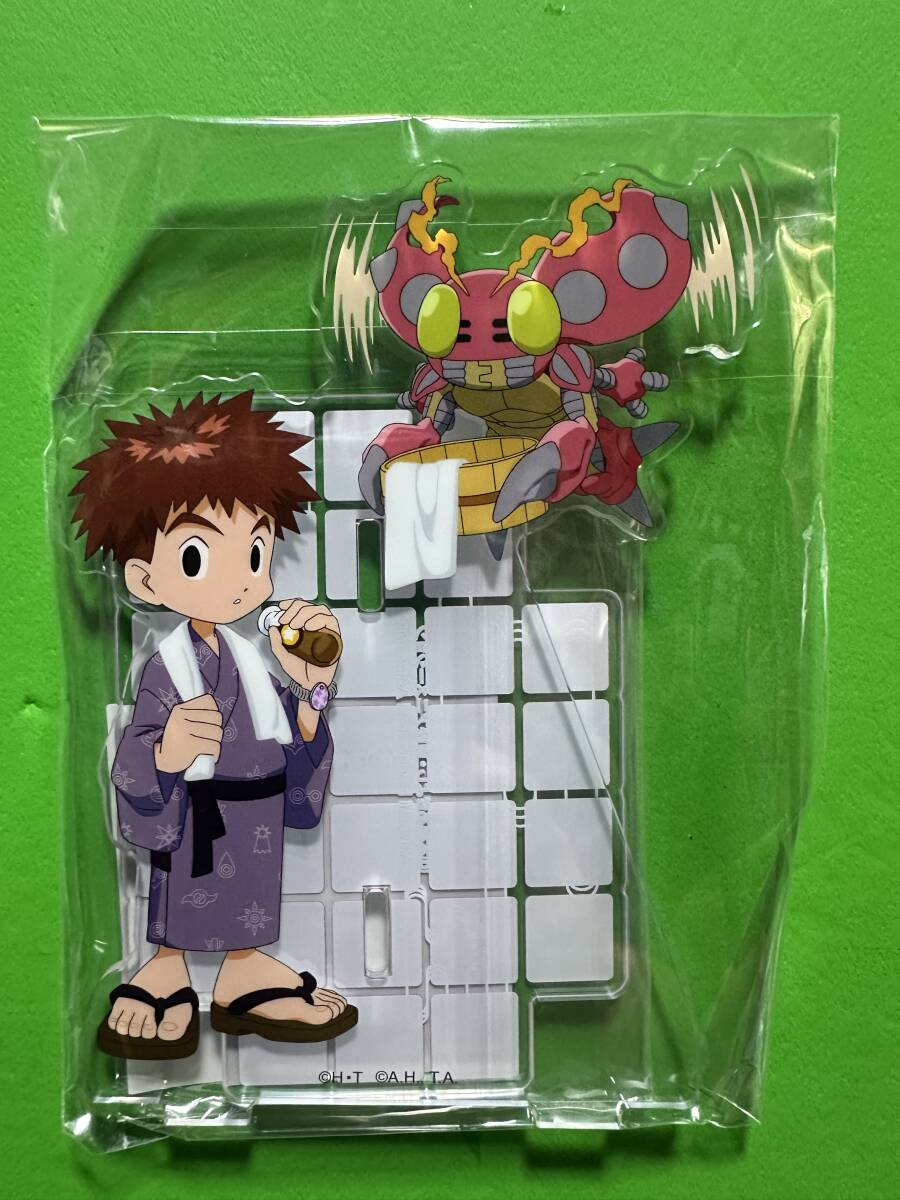 極楽湯xデジモンアドベンチャー らくらくアドベンチャー アクリルキャラスタンド 光子郎&テントモン拍卖