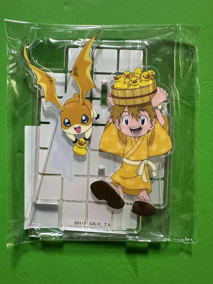 極楽湯xデジモンアドベンチャー らくらくアドベンチャー アクリルキャラスタンド タケル&パタモン拍卖