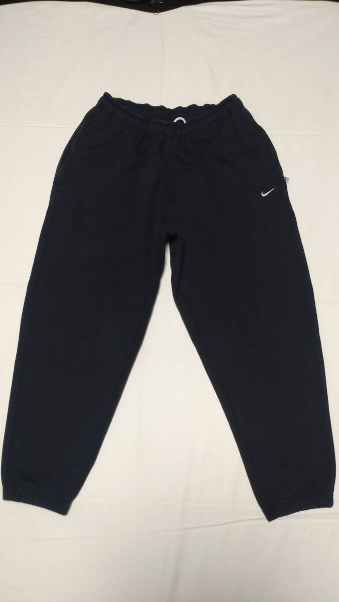 NIKE ナイキ AS M NRG PANT FLC スウェット ロングパンツ size L ブラック 美品 DA0330 ロゴ刺繍 裏起毛拍卖