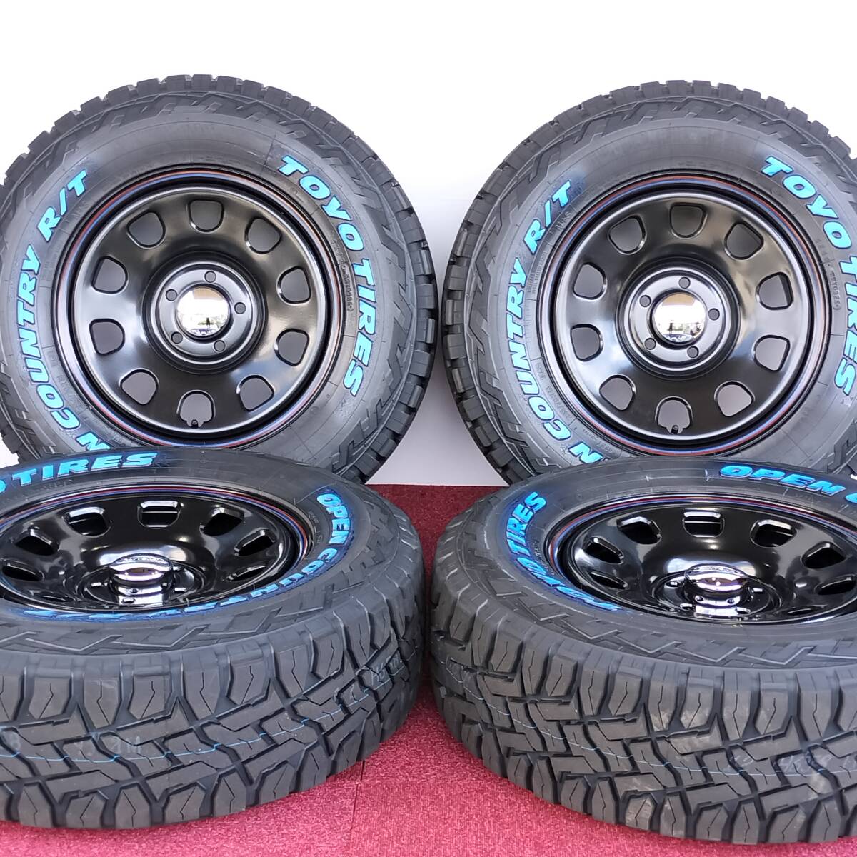 デイトナ G2 ブラック 16-7.0J 5H114.3 +33 トーヨー オープンカントリー R/T 235/70R16 デリカ:D5 アウトレット 特価品! 01-2411拍卖