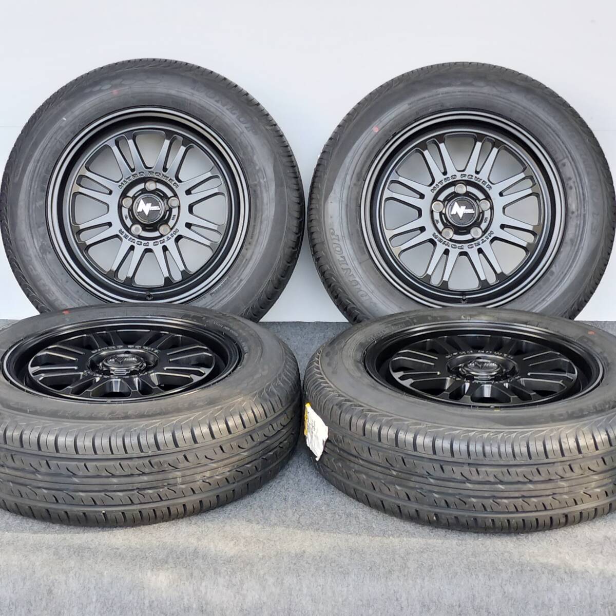 ナイトロパワー M16アサルト 17x7.0J+42 5H114.3 DUNLOP GRANDTREK PT2 225/65R17 RAV4 CX-5 CX-8 アウトランダー デリカD:5 01-2507拍卖