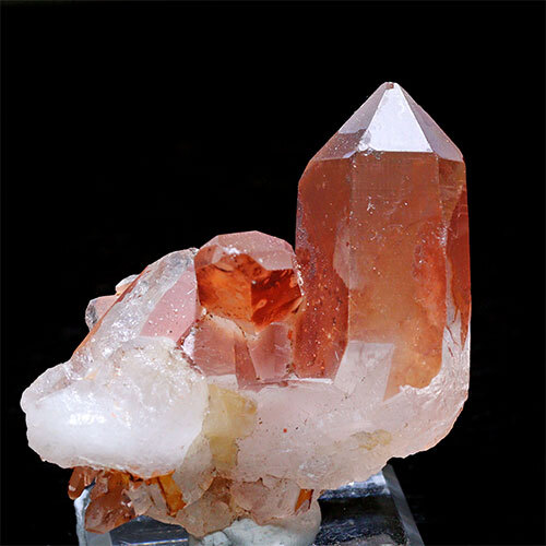 〔D452-4〕コリント産 タンジェリンクォーツ クラスター マンダリンクォーツ Tanjerine Quartz 蜜柑水晶【メール便不可】拍卖