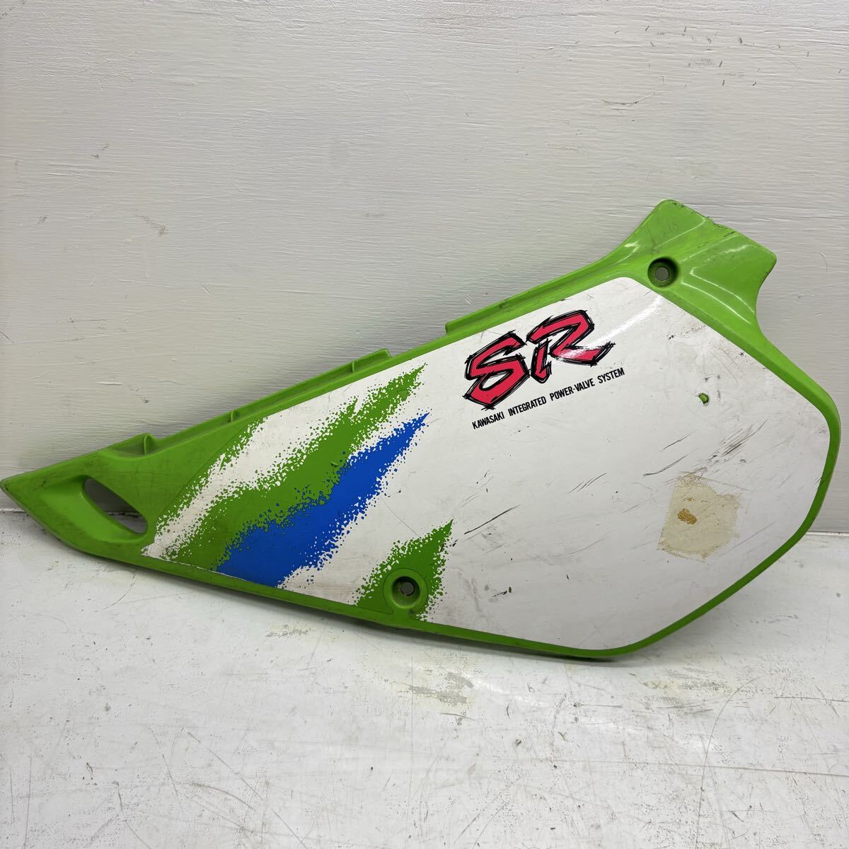 01521 カワサキ KDX250SR サイドカバー 純正 左 当時物 KDX125SR拍卖