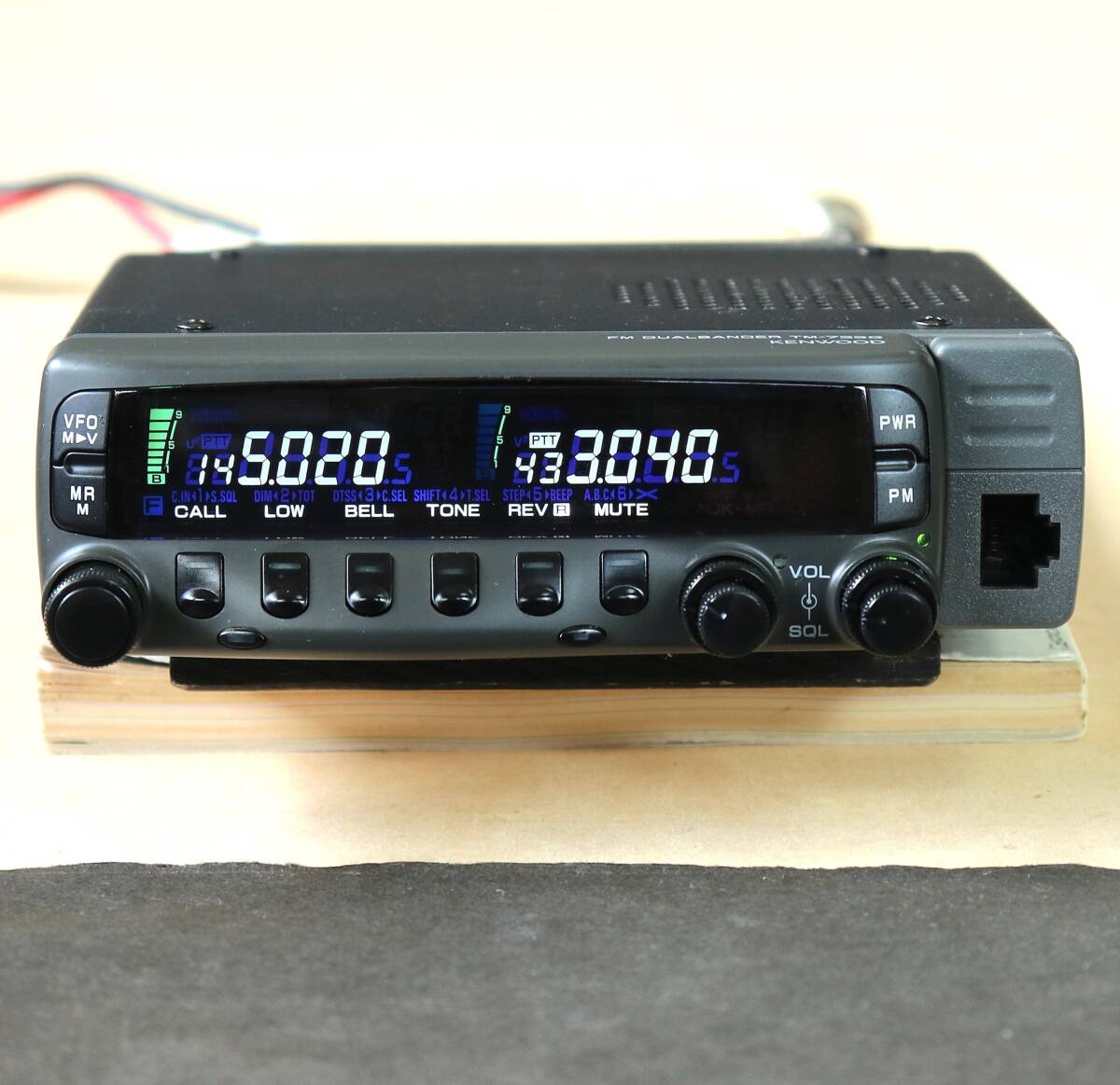 KENWOOD ケンウッド TM-733G 145/430MHz デュアルバンド 高輝度LED・スポンジ交換済(検索:TM-732 )拍卖