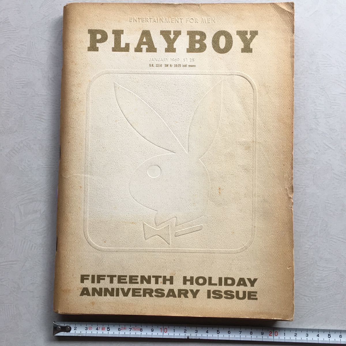 希少 プレイボーイ アメリカ版 15周年記念号【 PLAYBOY 1969 JANUARY FIFTEENTH HOLIDAY ANNIVERSARY ISSUE 】拍卖
