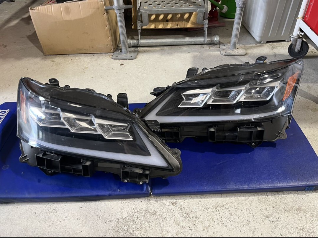 社外 レクサス 10系 GS 前期 ヘッドライト LED 三眼 シーケンシャル 左右 GS250 GS350 GS300h GS450h 後期仕様 国内在庫拍卖