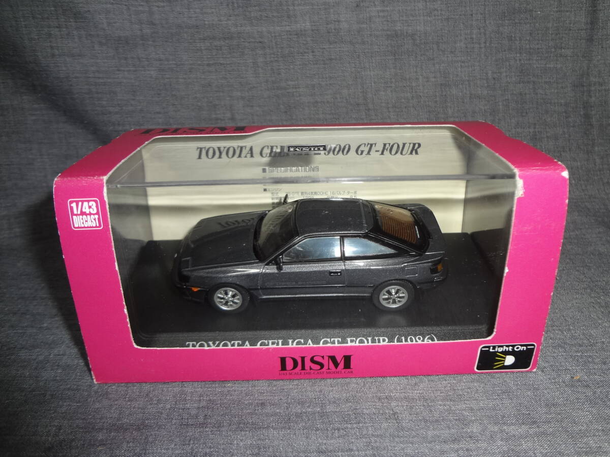 ★DISM 1/43 TOYOTA CELICA セリカ 2000 GT-FOUR(1986)★前期/GREY METALLIC ST-165拍卖