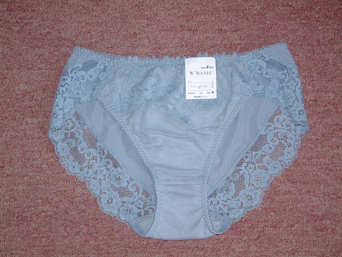 ★送料込み ★ワコール W'BASIC BRAGENIC Smoothing フロントにストレッチレースをほどこしたショーツ Mサイズ PMI127 GB拍卖