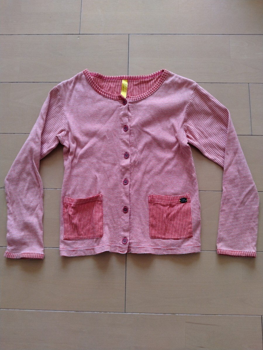 サニーランドスケープ 長袖カットソー カーディガン 140拍卖