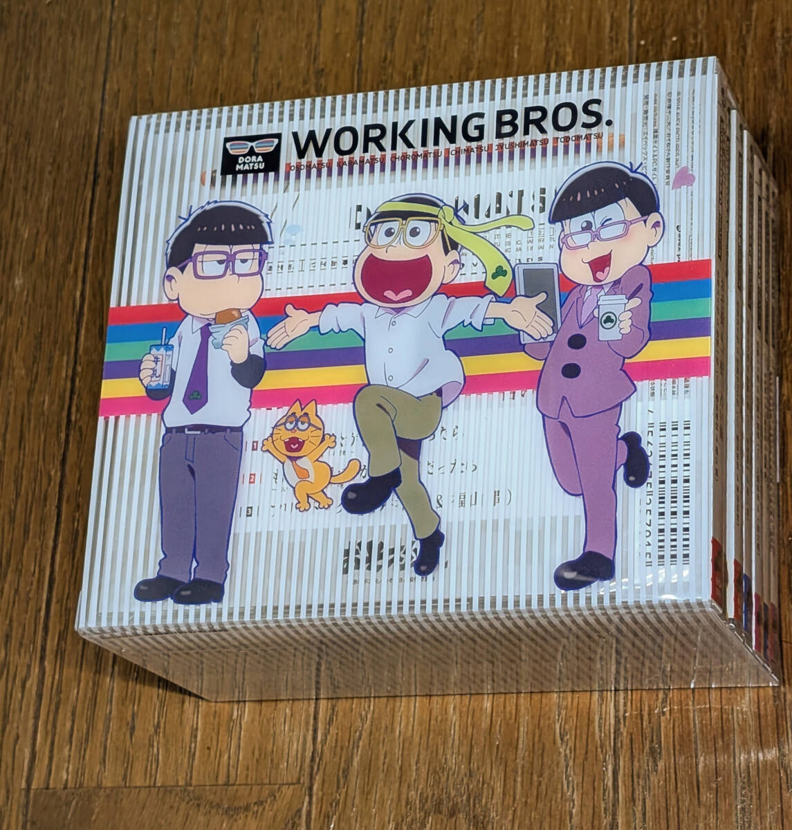 新品 おそ松さん 6つ子のお仕事体験 ドラ松CDシリーズ 初回版名刺付き 全7巻セット+全巻収納BOX拍卖