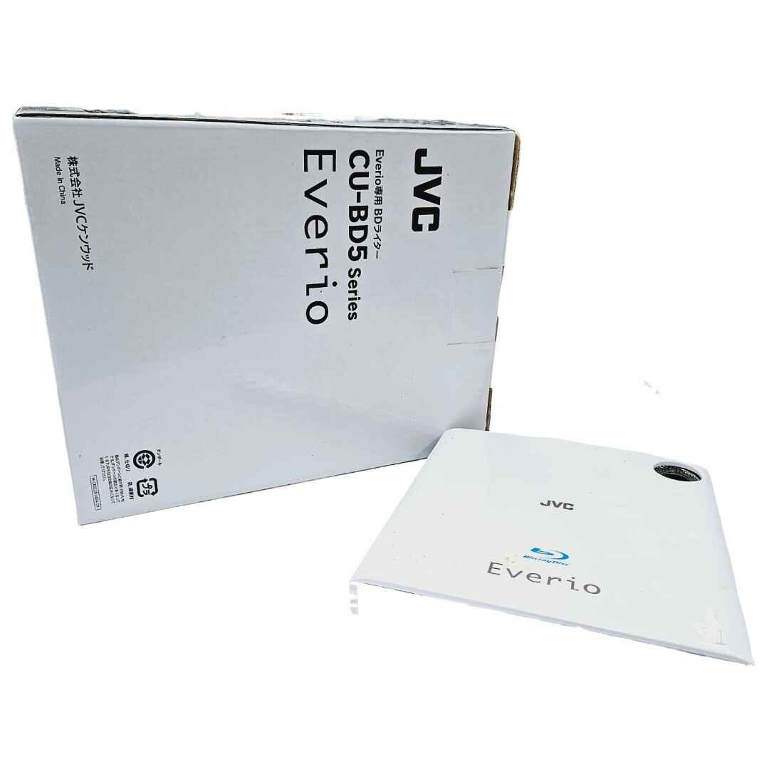 【美品 返品保証】 【元箱付き】ビクター Victor Everio CU-BD5 Series ホワイト BDライター Z4804拍卖