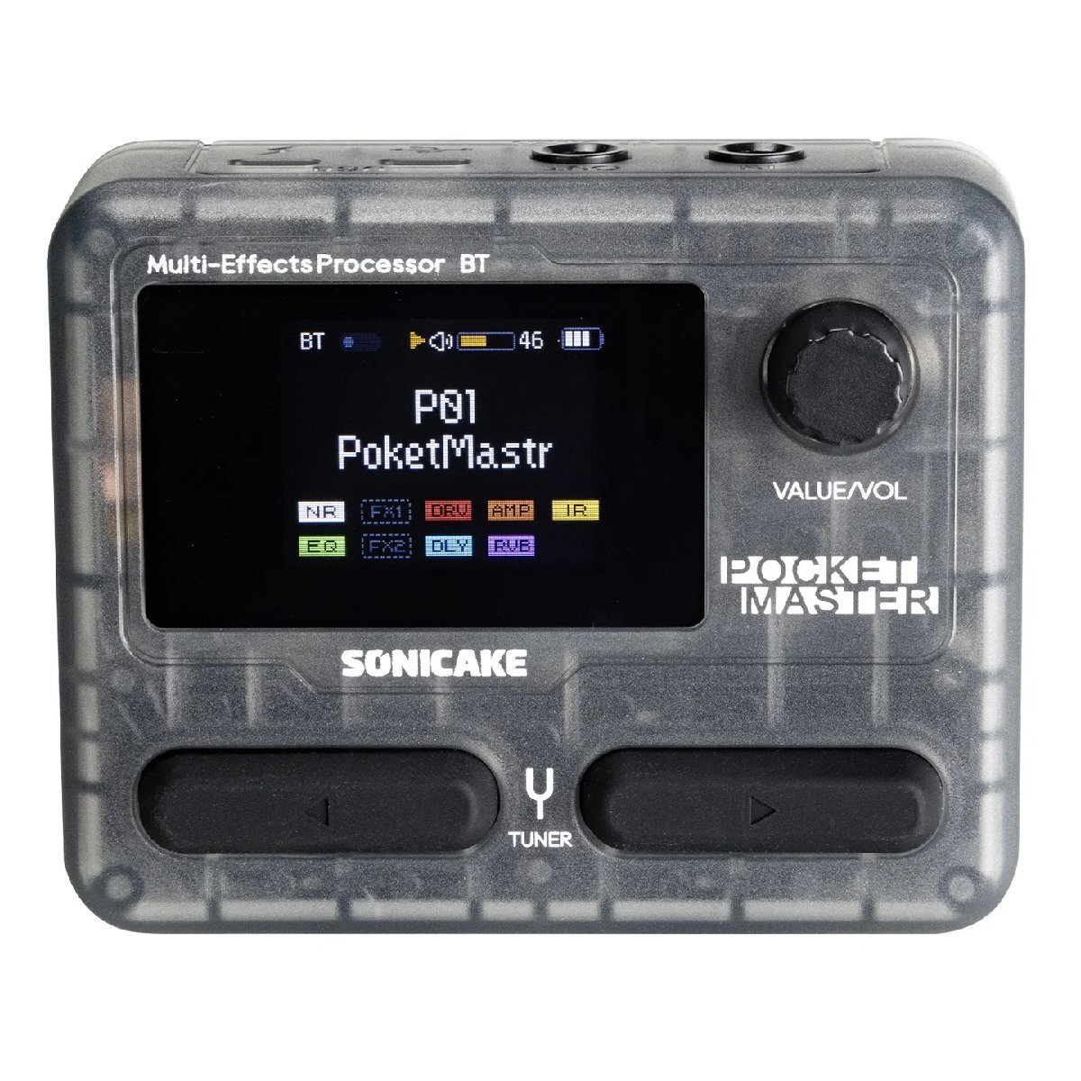SONICAKE QME-10TBK クリアブラック Pocket Master マルチエフェクター ソニケーキ ポケットマスター拍卖