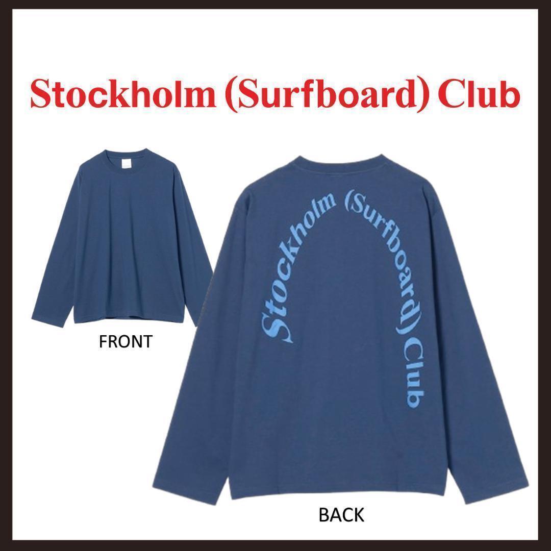 ○★新品 未使用 ストックホルムサーフボードクラブ グレッグT ネイビー XL【Stockholm Surfboard Club】ロングスリーブTシャツ ロンT長袖拍卖