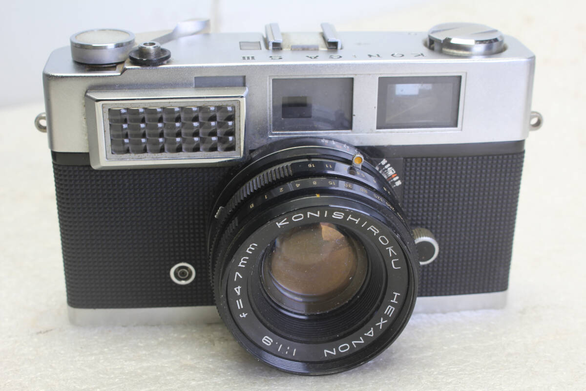 送料無料。シャッター切れません。コニカ SⅢ  47mmF1.9 ボディ 管理B19-250910r拍卖