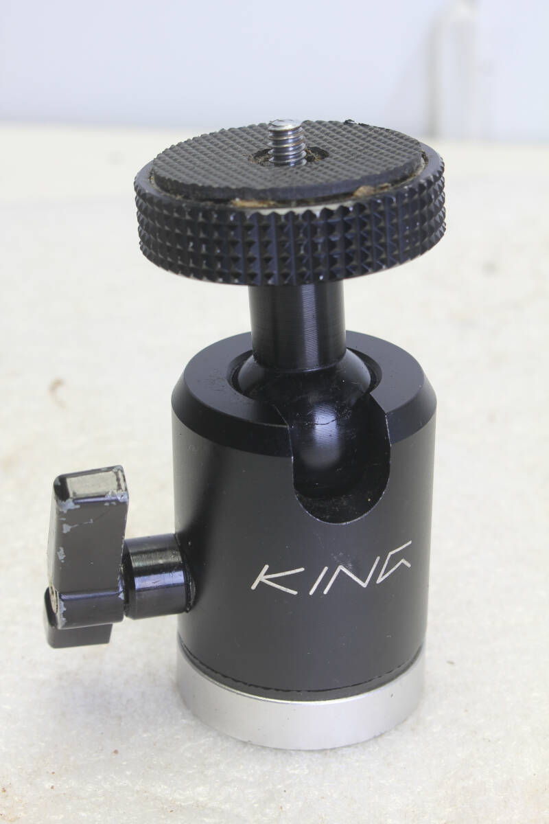 送料無料。中古。キング King 自由雲台 カメラ用 高さ10㎝ 直径4.4㎝ 管理B19-250910r拍卖