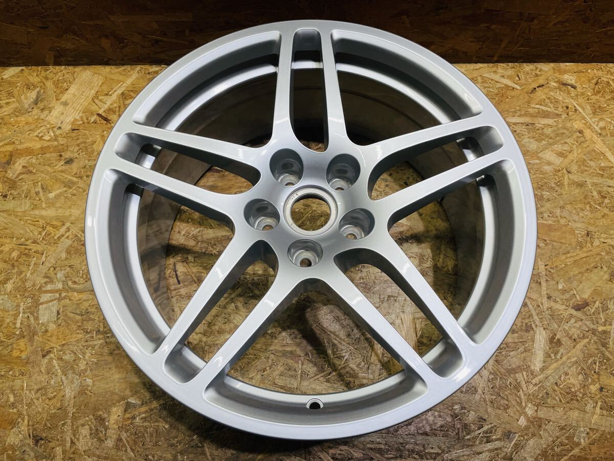 ★美品★PORSCHE ポルシェ 95B マカンS 純正 18インチ アルミホイール 1本 シルバー PCD112-5H 8J +21拍卖