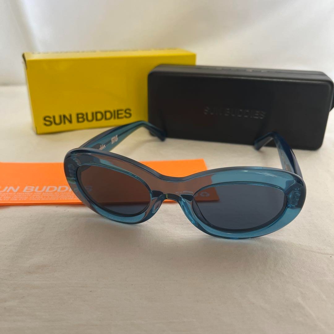 SUN BUDDIES ×SNS Courtney サングラス ブルー拍卖