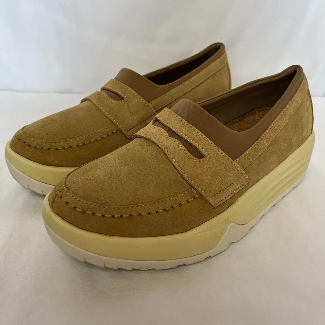 pg PLAYGROUND DISH ローファー 45 ベージュ スリッポン拍卖