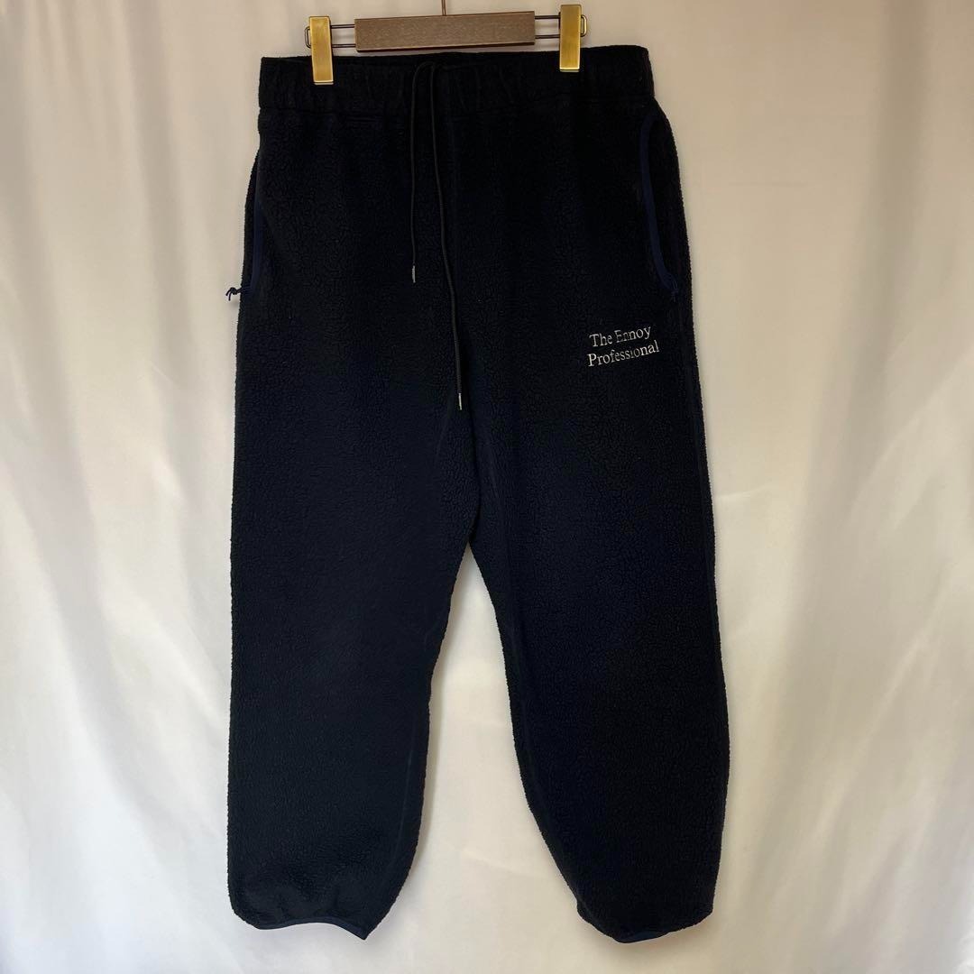 ennoy エンノイ 21AW ポーラテック フリースパンツ ボア ネイビーM拍卖