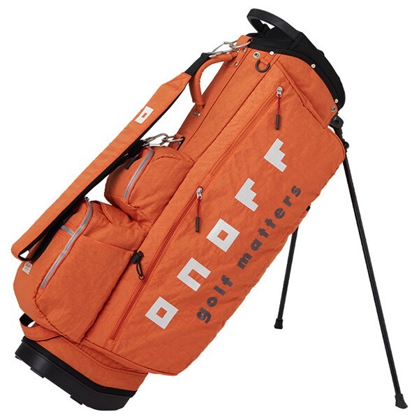 【新品】オノフ ONOFF Caddie Bag キャディバッグ OB0326 オレンジ拍卖