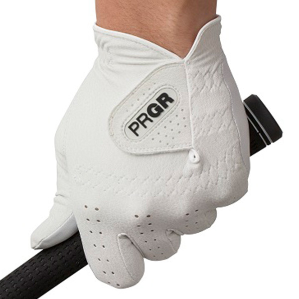 【新品】プロギア PRGR レザーコンポジットモデル PG-119 左手用 グローブ ホワイト 21cm拍卖