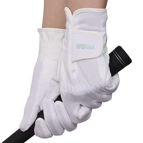 【新品】プロギア PRGR ドライハンド DH-253LW 両手用 グローブ ホワイト 19cm拍卖