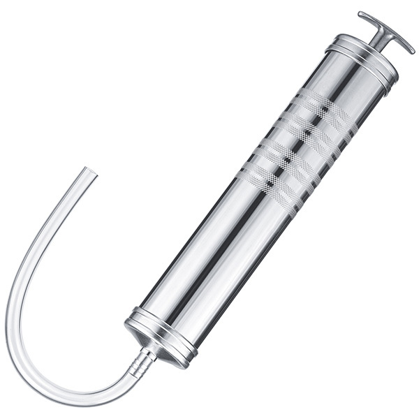 金属製 オイルサクションガン 500cc フレキシブルホース付き クロム仕上げ ODGT1-B308拍卖