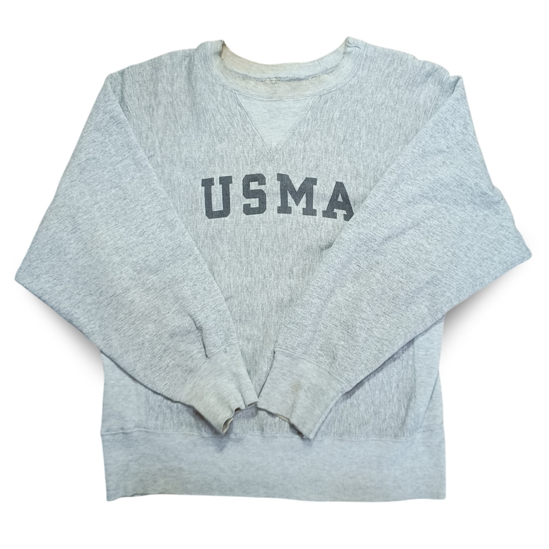 USMA Sweatshirt/Champion・チャンピオン・ヴィンテージ・ランタグ・単色タグ・リバースウィーブ・染み込み・70’s・80's・アメカジ拍卖
