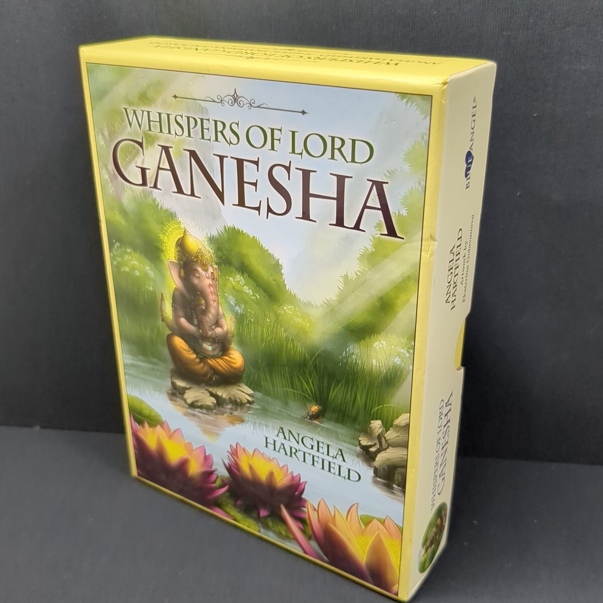 a496)オラクルカード50枚揃 ANGELA HARTFIELD『WISPERS OF LOAD GANESHA』2版 2021年 BLUE ANGEL Ekaterina Glovanova 占い (タロット 拍卖
