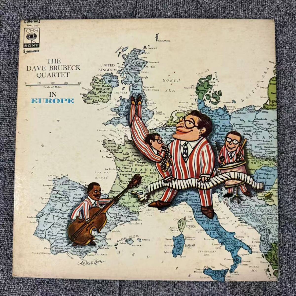 The Dave Brubeck Quartet「The Dave Brubeck Quartet In Europe」LP(12インチ)/CBS/Sony(SOPL-101)/Jazz/SNJ100117拍卖