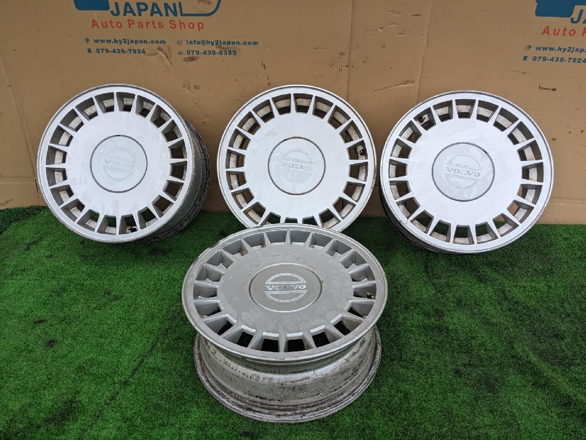 ボルボ ロードホイールリム 4本セット 760 1990 GLE #hyj NSP271632拍卖