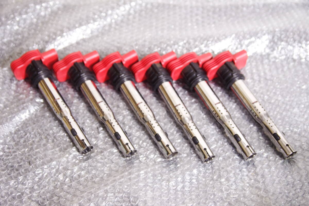 アウディ 純正 イグニッションコイル 6本セット 06E-905-115E AUDI V6 A4 A5 A6 A7 A8 Q5 Q7 S4 S5 日産 SR20 シルビア 流用 S13 S14 S15拍卖