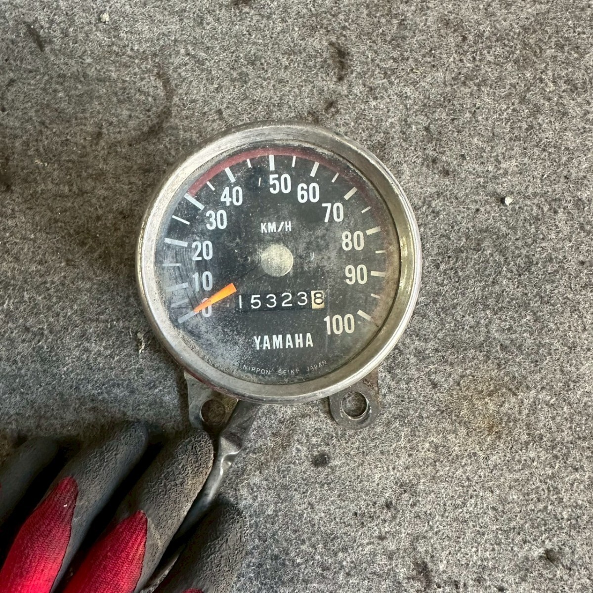 ミニトレイル gr50 gt50 ミニトレ メーター 純正 100km ヤマハ HX90 AX125 当時物拍卖
