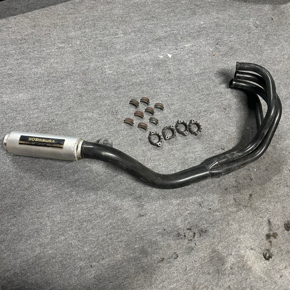 CBX400F 当時物 マフラー ヨシムラ サイクロン 希少 レア アルミ 社外マフラー 検 cbr gpz gs BEET xj gt380 cb 400 750 four 拍卖