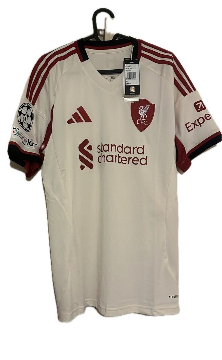 【新品未使用】リヴァプール25-26レプリカアウェイユニフォーム フロリアンヴィルツ CL アディダス M拍卖