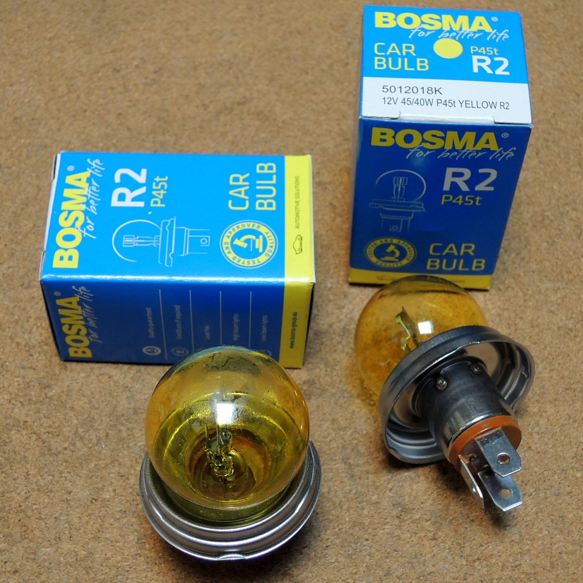 H4Eイエローヘッドライトバルブ(黄)2個セット拍卖