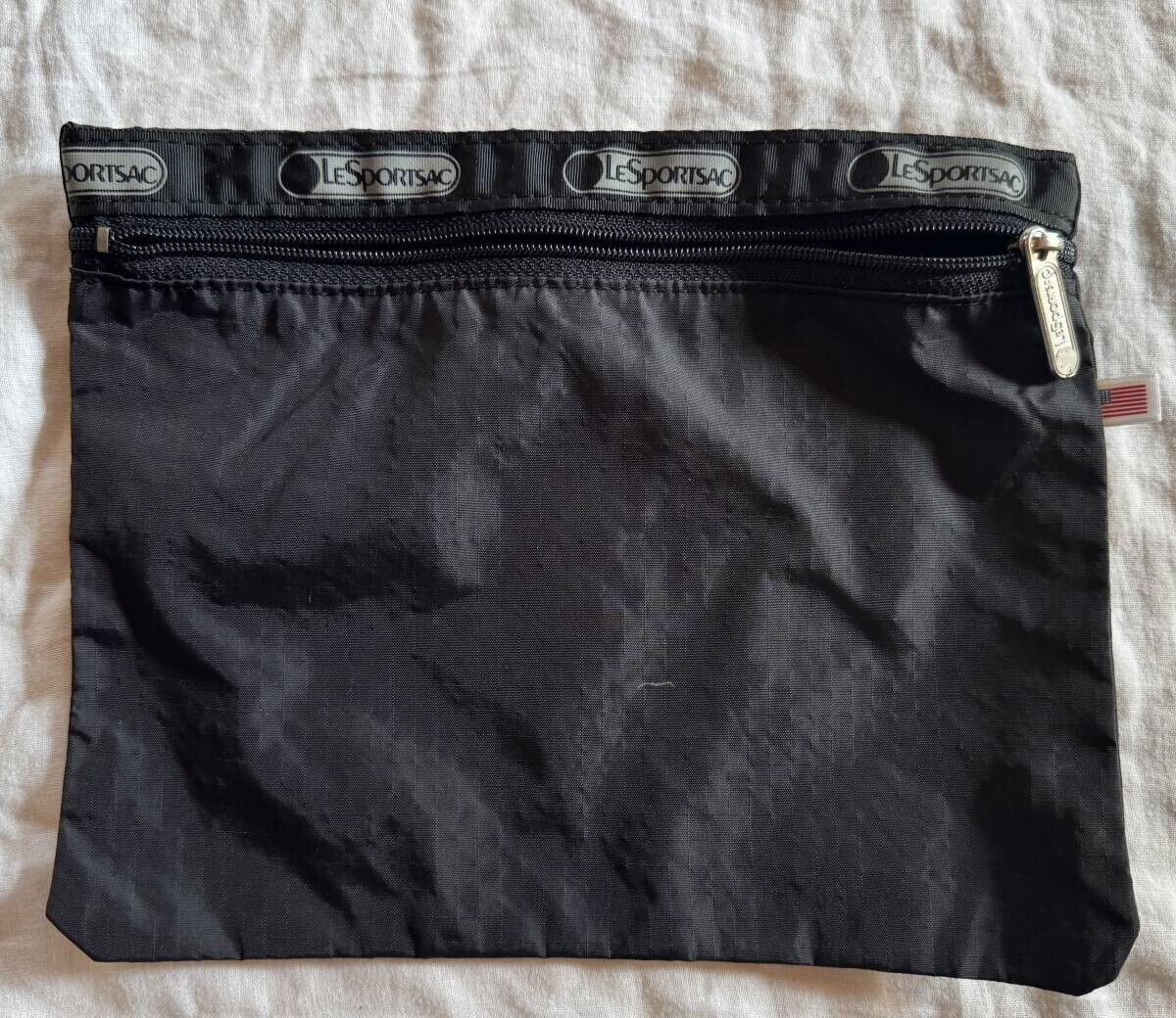 レスポートサック LESPORTSAC ポーチ 黒 シンプル拍卖
